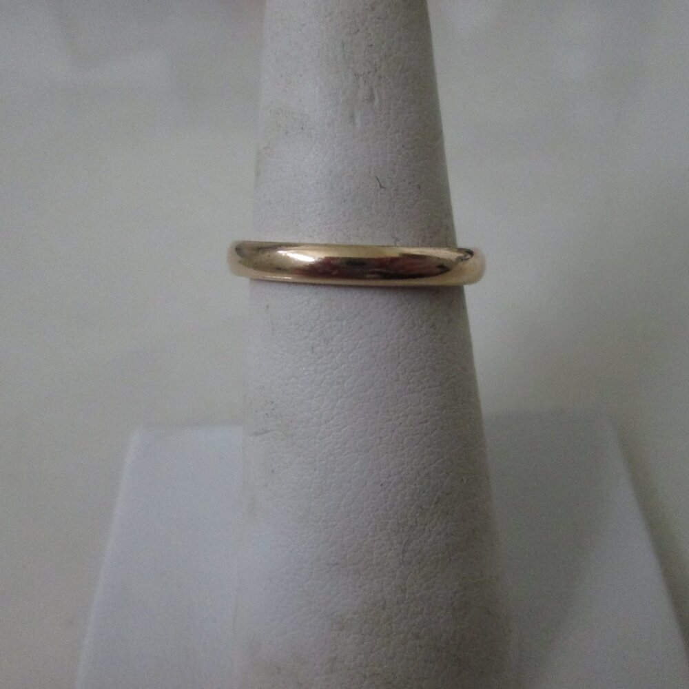 14K Yellow Gold Band Ring